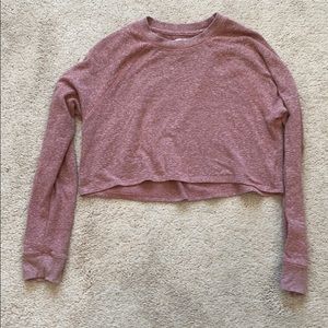 American eagle long sleeve crop